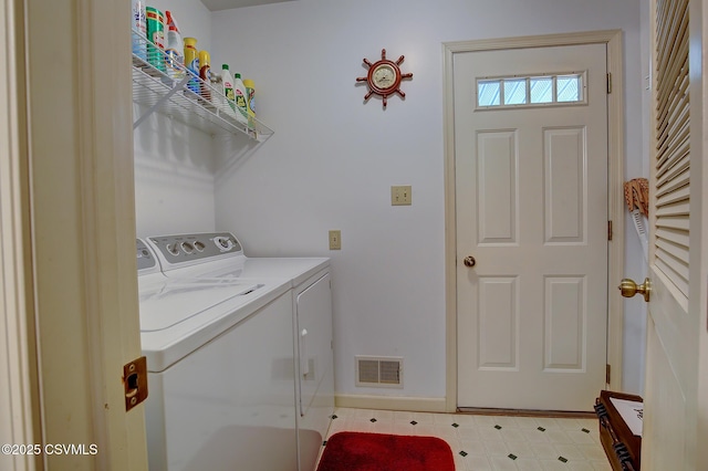 108 Creek Rd, Selinsgrove, PA 17870 - laundry room with washing machine and clothes dryer and baseboards