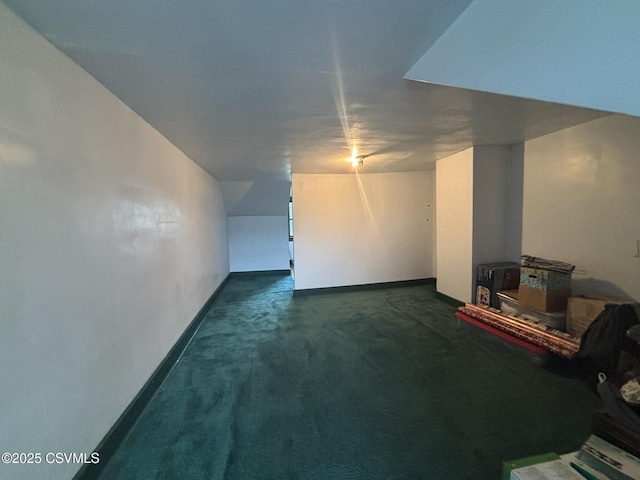 1211 W Mulberry St, Coal Township, PA 17866 - bonus room featuring baseboards and dark colored carpet