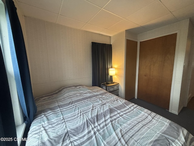 1211 W Mulberry St, Coal Township, PA 17866 - bedroom featuring a paneled ceiling