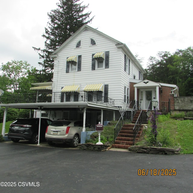 324 Tulip Rd, Paxinos, PA 17860 - view of front of property featuring a carport