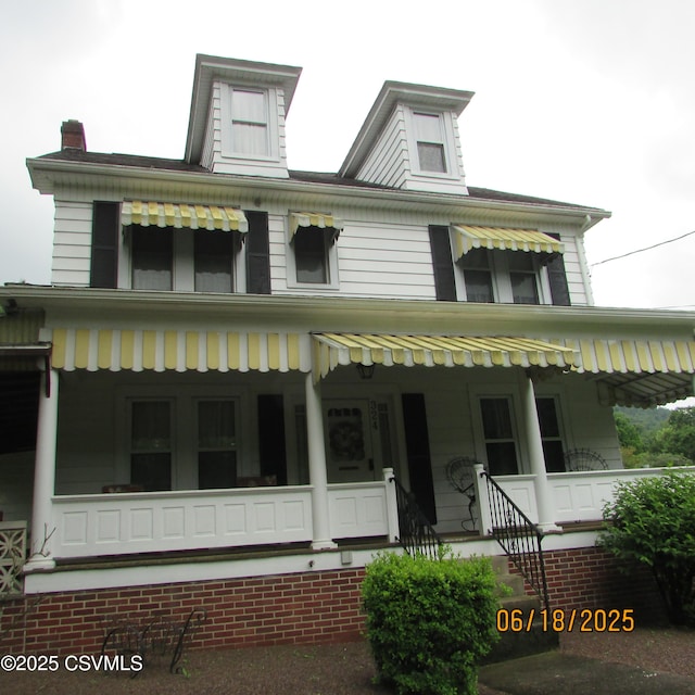 324 Tulip Rd, Paxinos, PA 17860 - view of front of property featuring covered porch