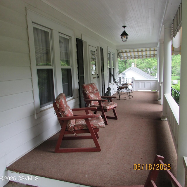 324 Tulip Rd, Paxinos, PA 17860 - view of porch