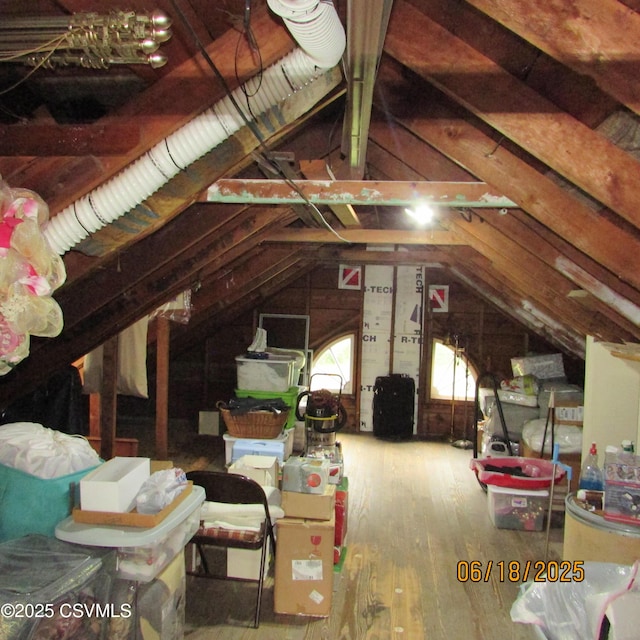 324 Tulip Rd, Paxinos, PA 17860 - view of unfinished attic