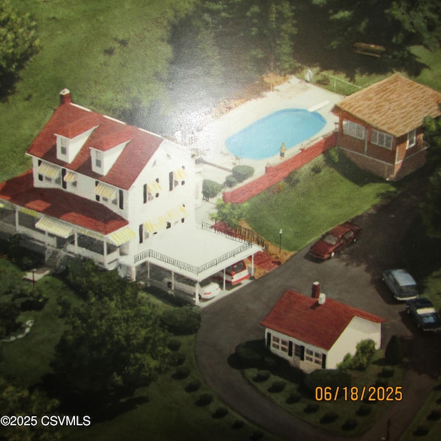 324 Tulip Rd, Paxinos, PA 17860 - view of subject property with a pool