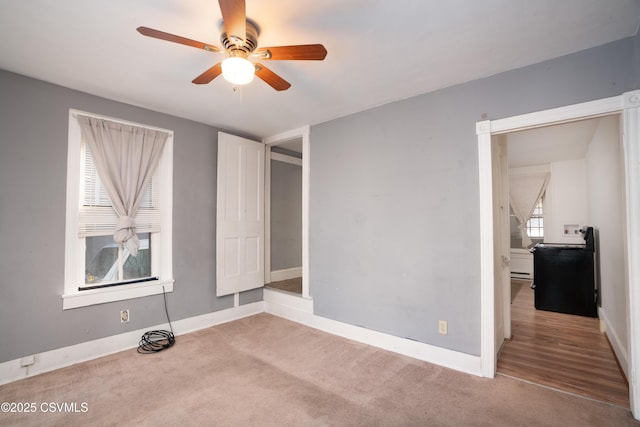 126-128 Murray Ave, Bloomsburg, PA 17815 - unfurnished bedroom with carpet floors and a ceiling fan