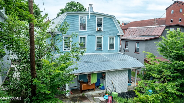 126-128 Murray Ave, Bloomsburg, PA 17815 - back of property featuring a metal roof and a gambrel roof