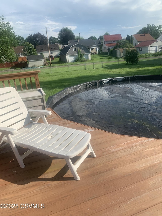1542 1st Ave, Berwick, PA 18603 - wooden deck featuring a residential view and a boat dock