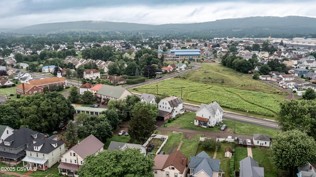 846-848 Orange St, Berwick, PA 18603 - aerial perspective of suburban area with a mountain backdrop