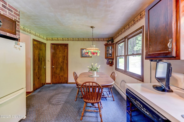 39 Mckendree Rd, Shickshinny, PA 18655 - carpeted dining room with baseboard heating and baseboards