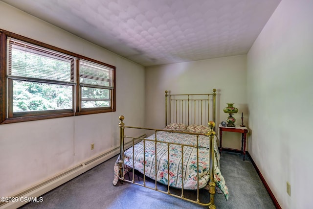 39 Mckendree Rd, Shickshinny, PA 18655 - carpeted bedroom with a baseboard radiator and baseboards