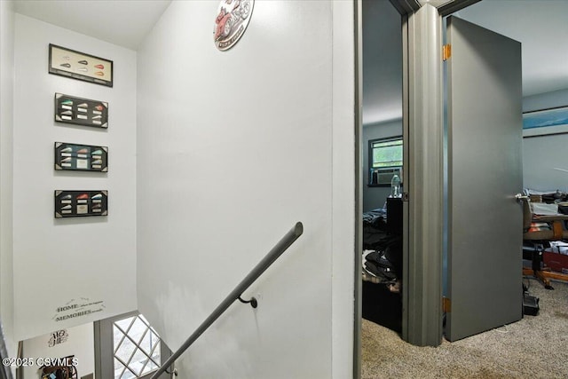 1146 Great Oak Dr, East Stroudsburg, PA 18301 - hallway featuring an upstairs landing, an office area, and cooling unit