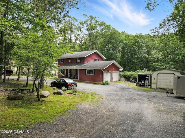 1146 Great Oak Dr, East Stroudsburg, PA 18301 - rustic home featuring an outdoor structure