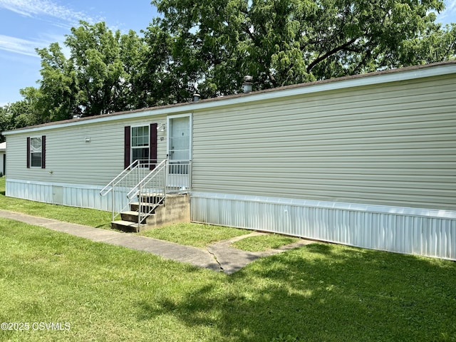57 Buckhorn Rd, Bloomsburg, PA 17815 - manufactured / mobile home with a front lawn