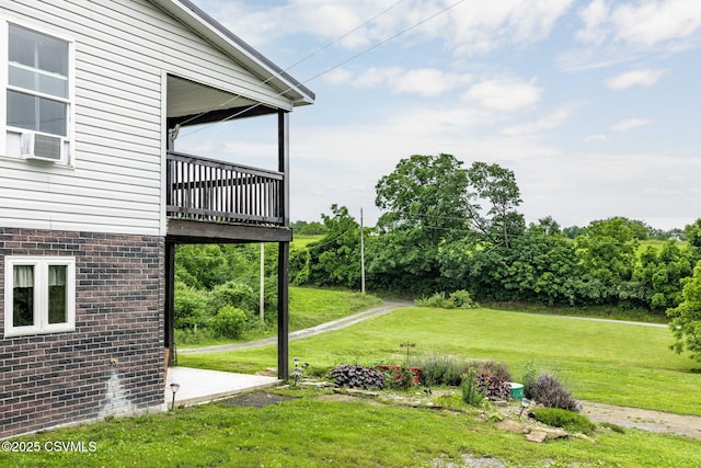 190 Foggy Mountain Rd, Turbotville, PA 17772 - view of grassy yard with cooling unit