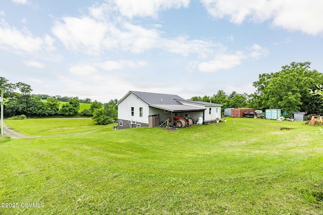 190 Foggy Mountain Rd, Turbotville, PA 17772 - view of green lawn featuring an outdoor structure