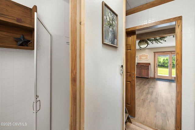 190 Foggy Mountain Rd, Turbotville, PA 17772 - hall featuring wood finished floors
