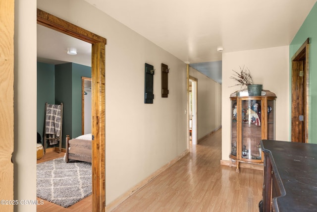 190 Foggy Mountain Rd, Turbotville, PA 17772 - corridor featuring light wood-type flooring