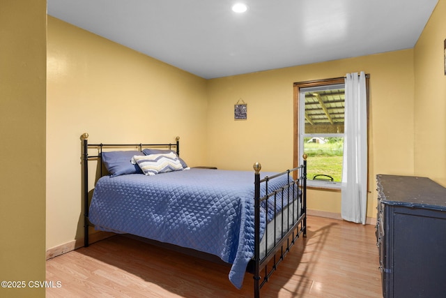 190 Foggy Mountain Rd, Turbotville, PA 17772 - bedroom featuring light wood-type flooring and recessed lighting