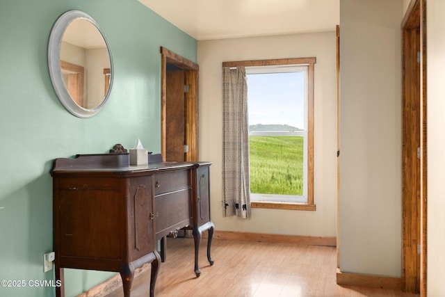 190 Foggy Mountain Rd, Turbotville, PA 17772 - interior space with baseboards and light wood-style flooring