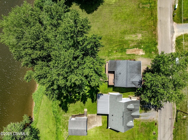 378 Drinker St, Bloomsburg, PA 17815 - view from above of property with a nearby body of water