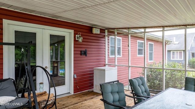 909 Fair St, Nescopeck, PA 18635 - sunroom featuring french doors