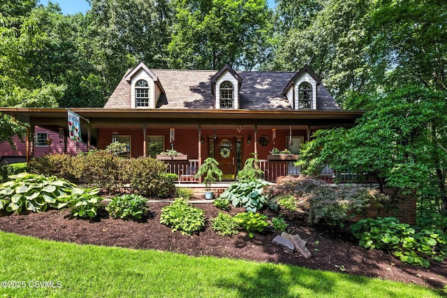 68 March Cir, Winfield, PA 17889 - view of front of house featuring covered porch