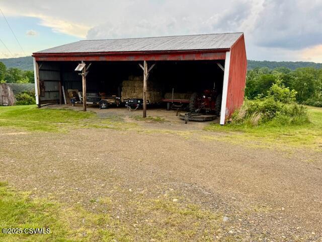 352 Turkey Hill Rd, Elysburg, PA 17824 - view of pole building with a detached carport