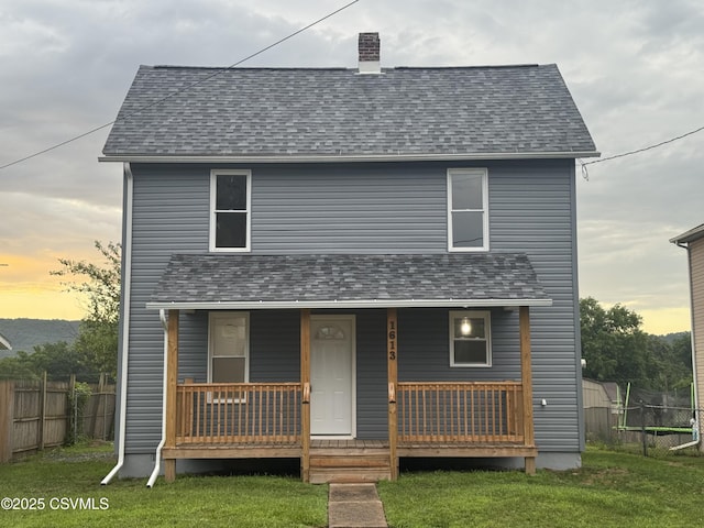 1613 2nd Ave, Berwick, PA 18603 - view of front facade with roof with shingles and covered porch