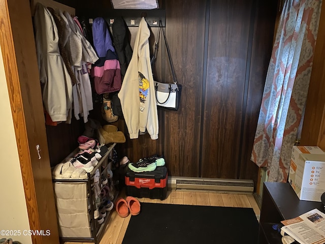 214 N Vine St, Shamokin, PA 17872 - mudroom with a baseboard radiator and light wood-type flooring