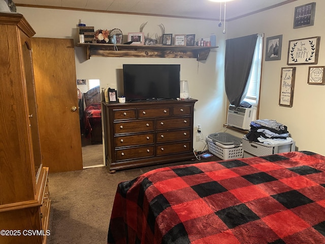 214 N Vine St, Shamokin, PA 17872 - bedroom with carpet floors and cooling unit