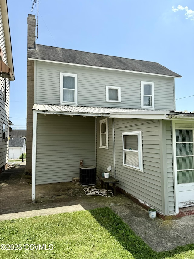 1507 Fairview Ave, Berwick, PA 18603 - back of property featuring a chimney and a metal roof