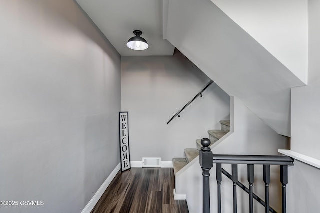 5 Williamsburg Blvd, Bloomsburg, PA 17815 - stairway featuring wood finished floors and baseboards