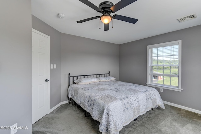 5 Williamsburg Blvd, Bloomsburg, PA 17815 - carpeted bedroom with baseboards and a ceiling fan