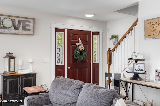 178 Schooners Run, Shickshinny, PA 18655 - entryway with stairs