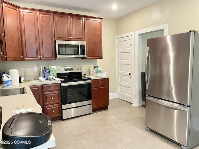 130-132 S 5th St, Lewisburg, PA 17837 - kitchen featuring appliances with stainless steel finishes, light countertops, and recessed lighting