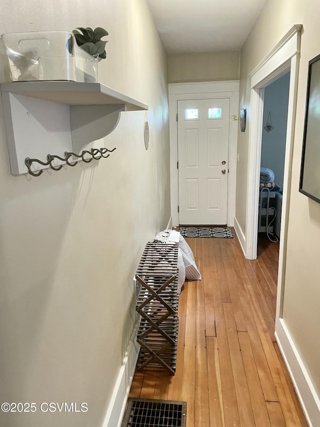 130-132 S 5th St, Lewisburg, PA 17837 - entryway featuring light wood finished floors
