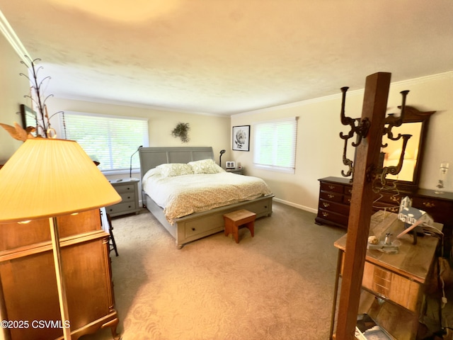 101 Twig Ln, Sunbury, PA 17801 - bedroom featuring multiple windows, carpet floors, and crown molding
