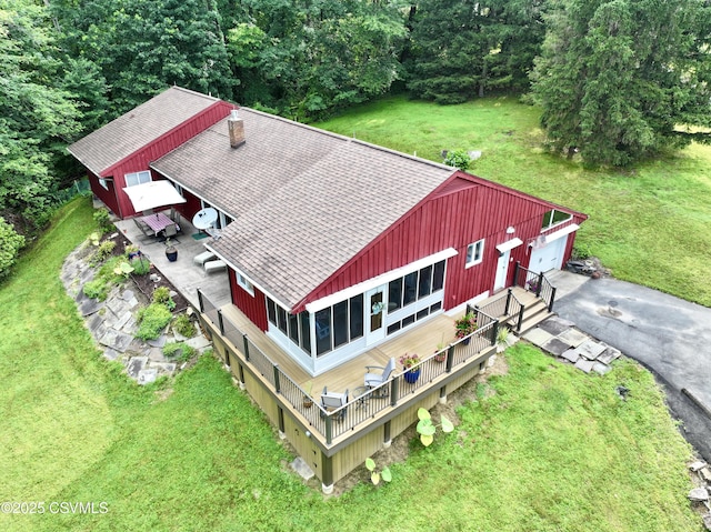101 Twig Ln, Sunbury, PA 17801 - view from above of property
