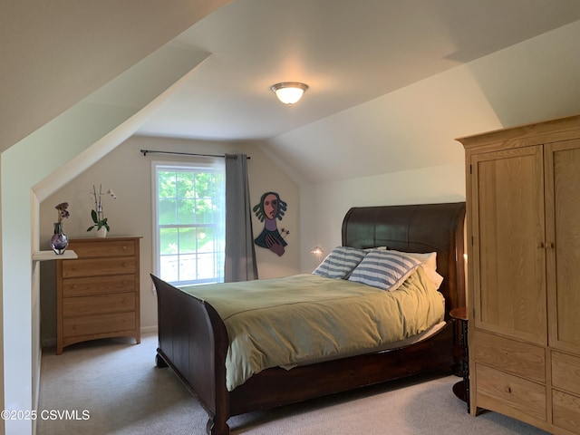 3 Walnut Rd, Lewisburg, PA 17837 - bedroom featuring light carpet and vaulted ceiling