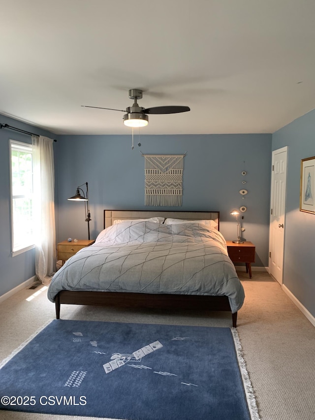 3 Walnut Rd, Lewisburg, PA 17837 - bedroom with carpet floors and a ceiling fan