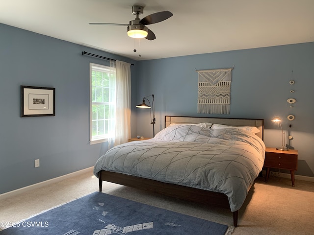 3 Walnut Rd, Lewisburg, PA 17837 - carpeted bedroom with baseboards and ceiling fan