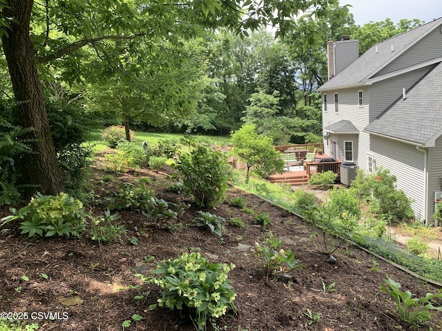 3 Walnut Rd, Lewisburg, PA 17837 - view of yard featuring a wooden deck