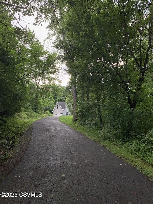 3 Walnut Rd, Lewisburg, PA 17837 - view of asphalt driveway with a view of trees