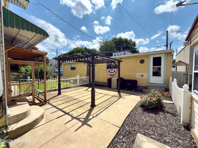 230 S 6th St, Shamokin, PA 17872 - view of patio / terrace featuring a pergola