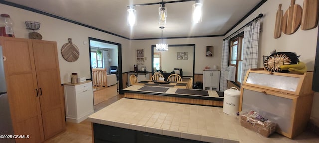 97 Maplewood Rd, Berwick, PA 18603 - dining area featuring ornamental molding and light wood-style flooring