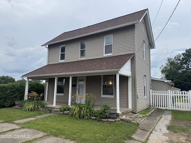 1715 Spring Garden Ave, Berwick, PA 18603 - view of front of home with covered porch and roof with shingles
