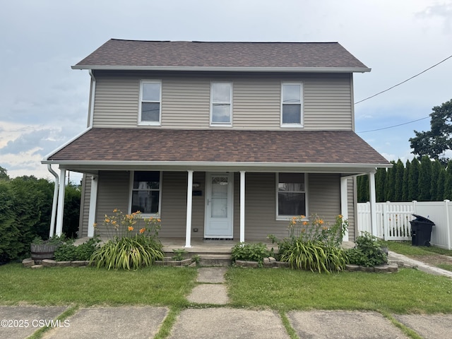 1715 Spring Garden Ave, Berwick, PA 18603 - view of front facade featuring covered porch and a shingled roof