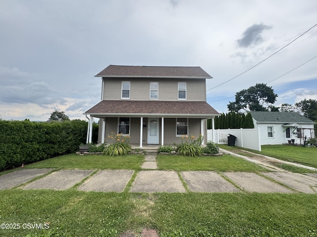 1715 Spring Garden Ave, Berwick, PA 18603 - view of front facade with covered porch and roof with shingles