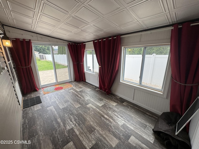 1715 Spring Garden Ave, Berwick, PA 18603 - empty room with wood finished floors and an ornate ceiling