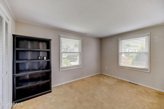 745 Liberty St, Danville, PA 17821 - empty room featuring healthy amount of natural light, carpet flooring, and crown molding